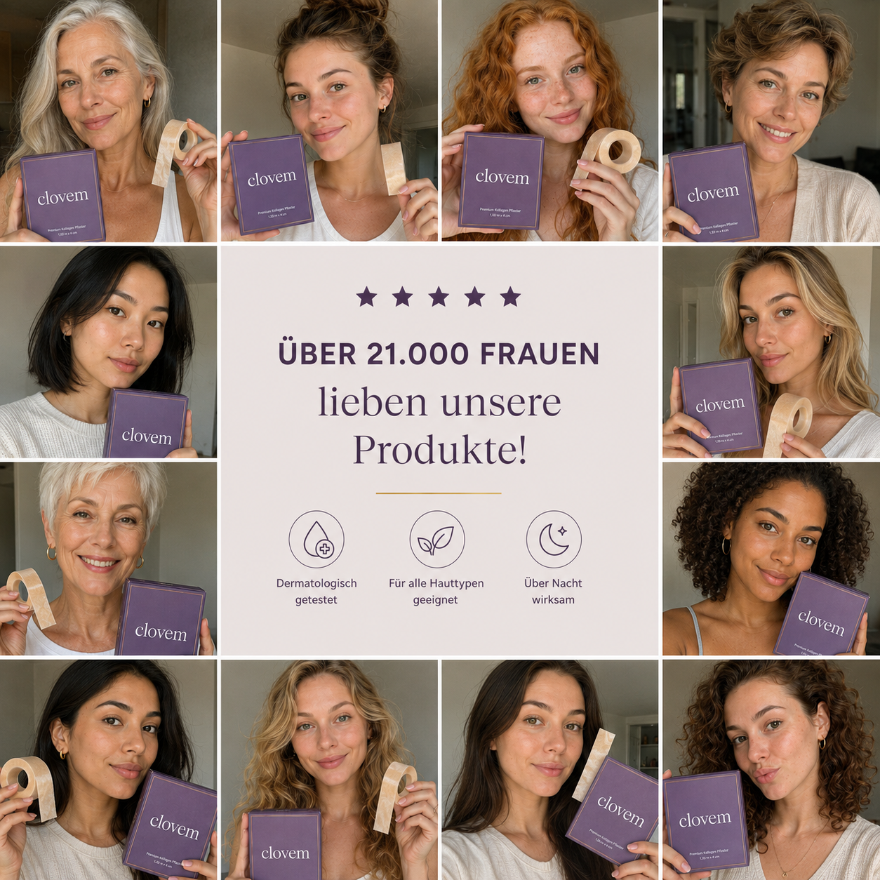 Beauty Skin Patches - Anti Falten Pflaster und Narbenpflaster