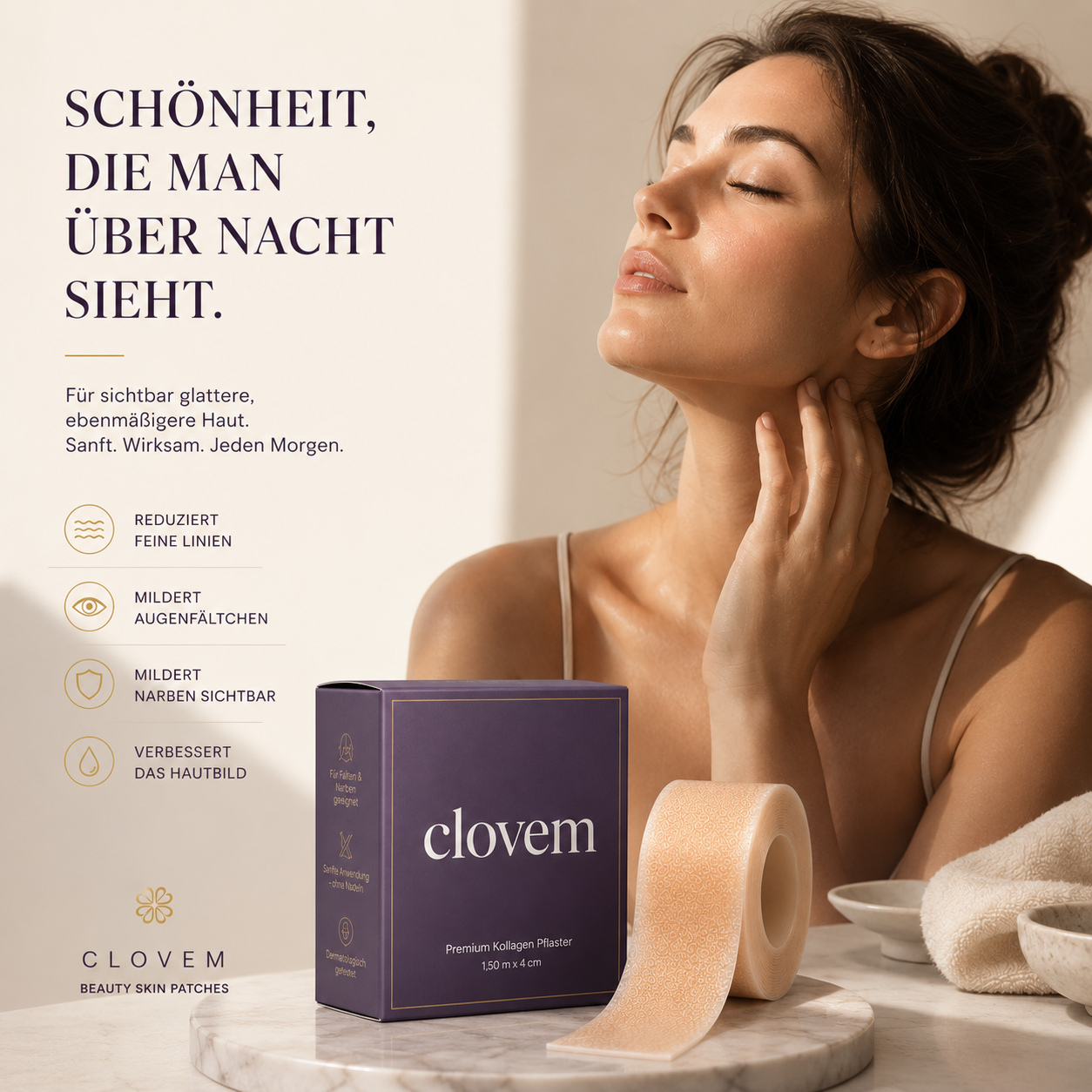 Beauty Skin Patches - Anti Falten Pflaster und Narbenpflaster